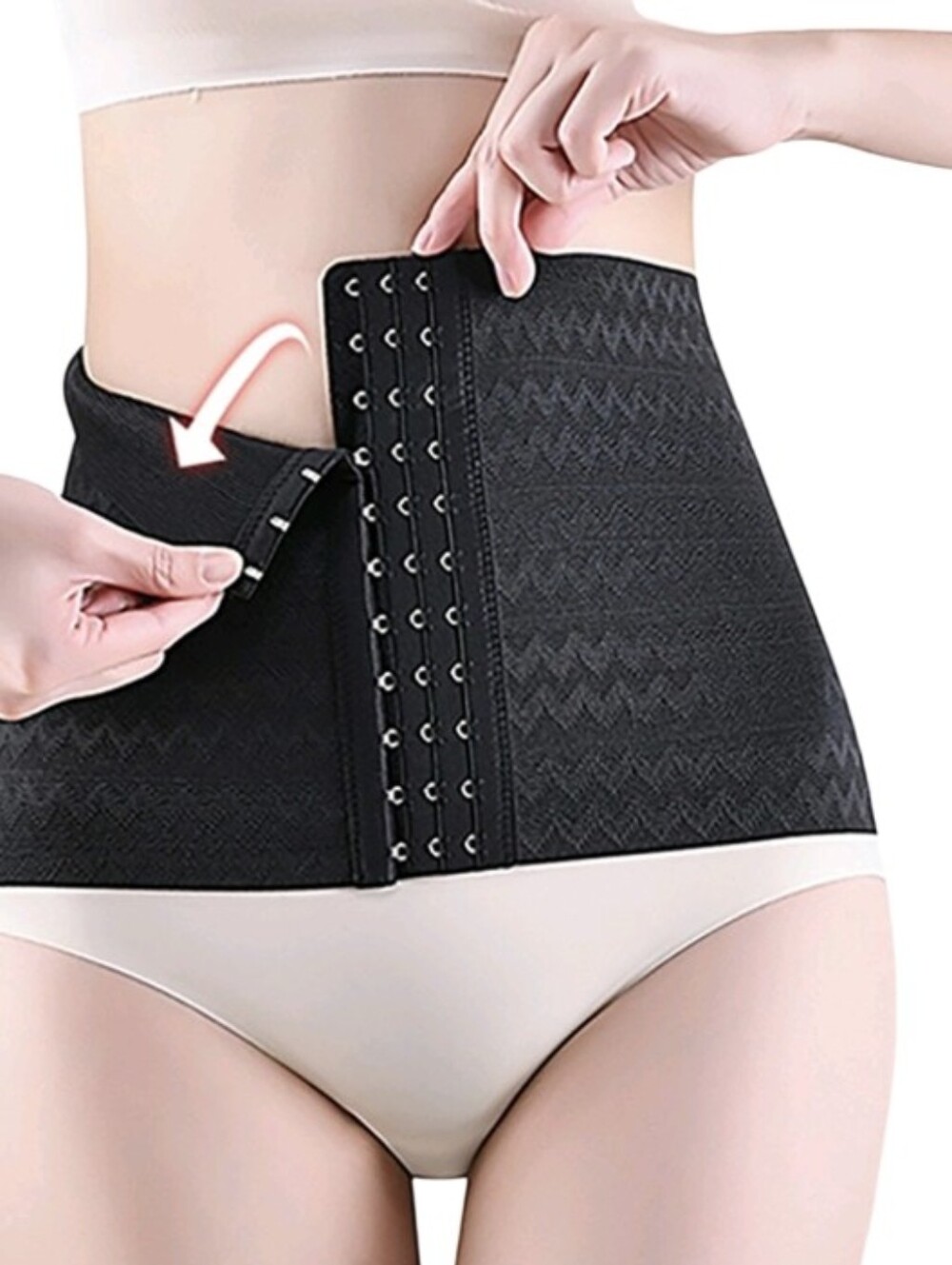 #K61 High-Waist Black Waist Trainer Shapewear